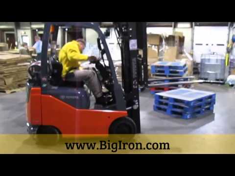 BIG IRON ONLINE AUCTION 5-14-2014:  2012 Toyota 8FGCU15 Forklift