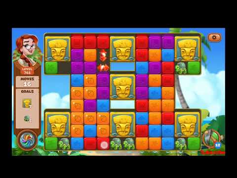 Lost Island Blast Adventure Level 741 NO BOOSTERS - A S GAMING