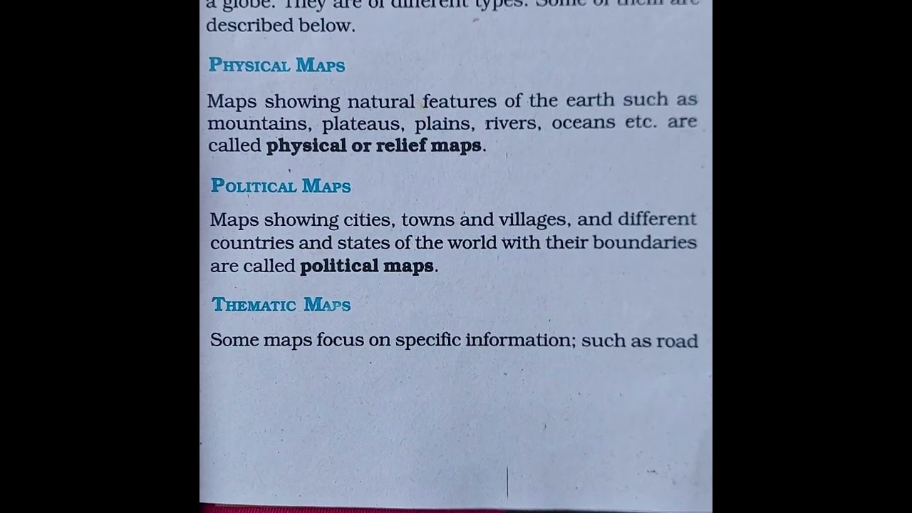 Types of Maps ?
