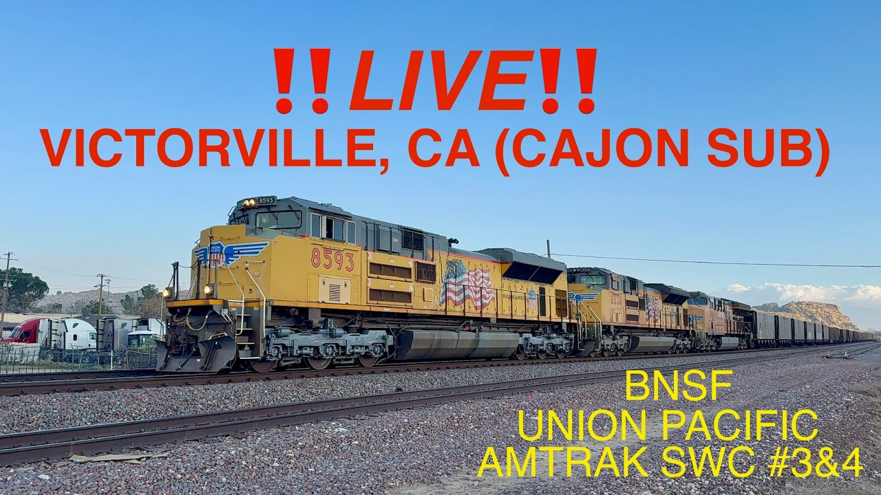 Live webcam view of BNSF Cajon Subdivision Trainspotting