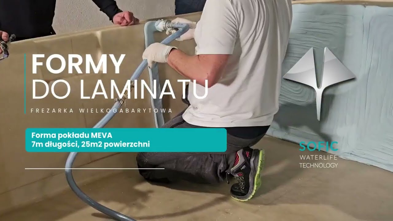 Frezowanie CNC wielkogabarytowe: model pokładu łodzi 7 metrów długości | SOFIC