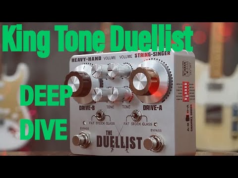 King Tone Guitar Duellist v2 external Dip Switches IN STOCK *Authorized Dealer* image 3