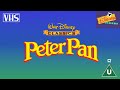 Opening To Peter Pan UK VHS 1998