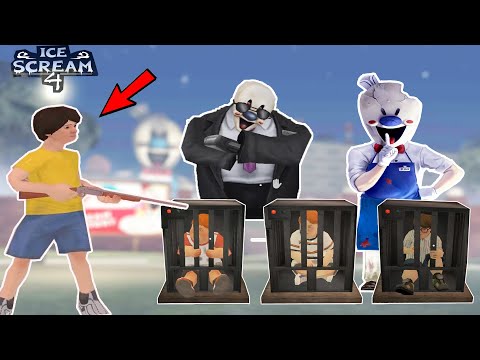 ROD'U FENA YENDİK BİZ KAZANDIK 😱 Ice Scream 4 Rod's Factory