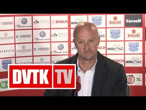 DVTK - Honvéd | Marco Rossi értékelése | 2016. április 20. | DVTK TV