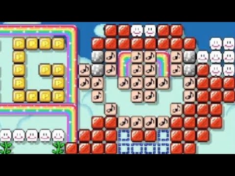 ★⬤Rainbow Dont Move⬤★ by Bergy01 🍄 Super Mario Maker 2 ✹Switch✹ #bmjaay