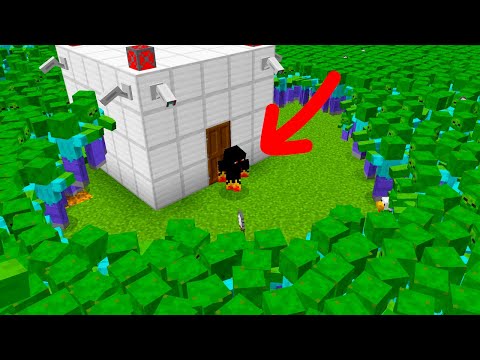 ATHOS PRESO POR UM MILHÃO DE ZUMBIS NO MINECRAFT