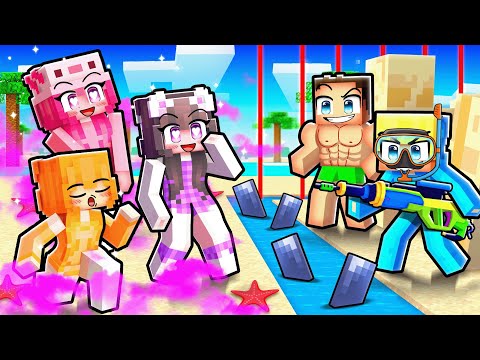 Ukri MÄDCHEN VS JUNGS Sicheres Sommer Haus in Minecraft!