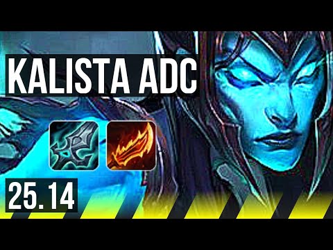 KALISTA & Neeko vs CAITLYN & Karma (ADC) | KR Master | 25.14
