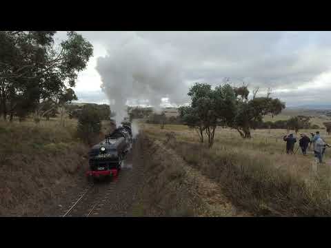 6029 Garratt running from Bathurst to Wimbledon, taken between Georges Plains and Wimbledon.