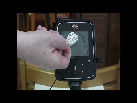 Whites Treasure Master Target ID Test