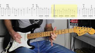 Deep Purple - Demon's Eye guitar solo lesson