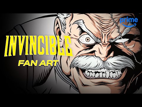 與 Deegan Puchkors 一起繪製 Conquest vs. Atom Eve 粉絲藝術 | 無敵 | Prime Video (Drawing Conquest vs. Atom Eve Fan Art with Deegan Puchkors | Invincible | Prime Video)