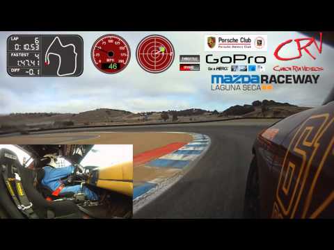 Will Marcy racing hard at MAZDA Raceway Laguna Seca with POC