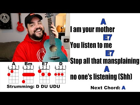 MOTHER - Meghan Trainor (Ukulele Play Along with Chords and Lyrics)