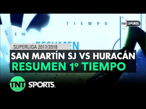 Resumen Primer Tiempo: San Martín SJ vs Huracán | Fecha 22 - Superliga Argentina 2017/2018