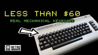 The C64 (sub $60) mechanical keyboard! #pcbway #c64 #mechanical keyboard #retrocomputing