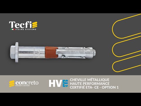 HVE | Concreto: Ancrage haute performance certifié ETA – Option 1