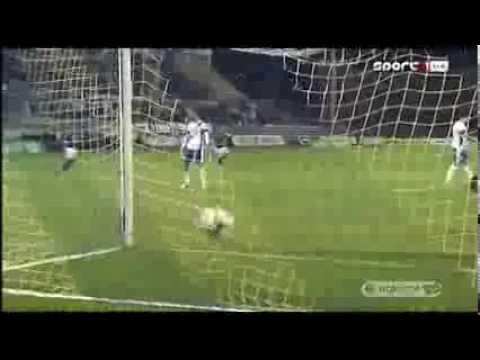 Vladan Savic gólja az MTK Budapest - KTE-Phoenix Mecano mérkőzésen