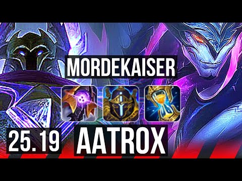 MORDEKAISER vs AATROX (TOP) | 8/2/7 | KR Master | 25.19