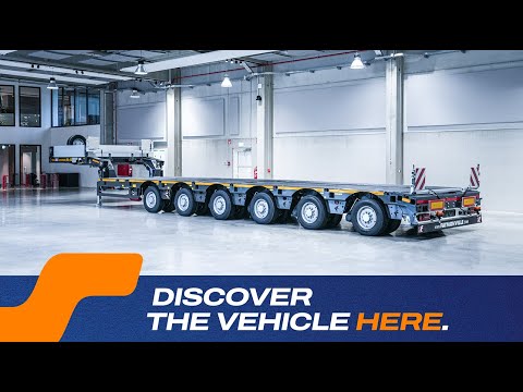 Faymonville - MultiMAX extendable semi-trailer w/ 6 axles & 11 500mm loading platform