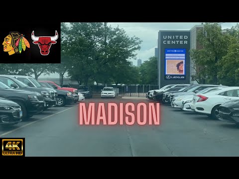 United Center Home of the Chicago Bulls & BlackHawks| 4K Drive through Tour