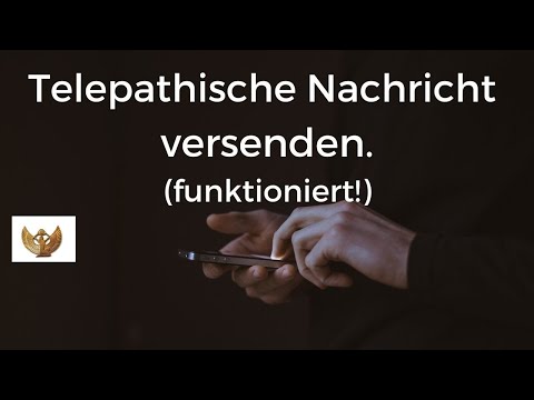 Sende telepathisch eine Nachricht an eine bestimmte Person.(funktioniert)