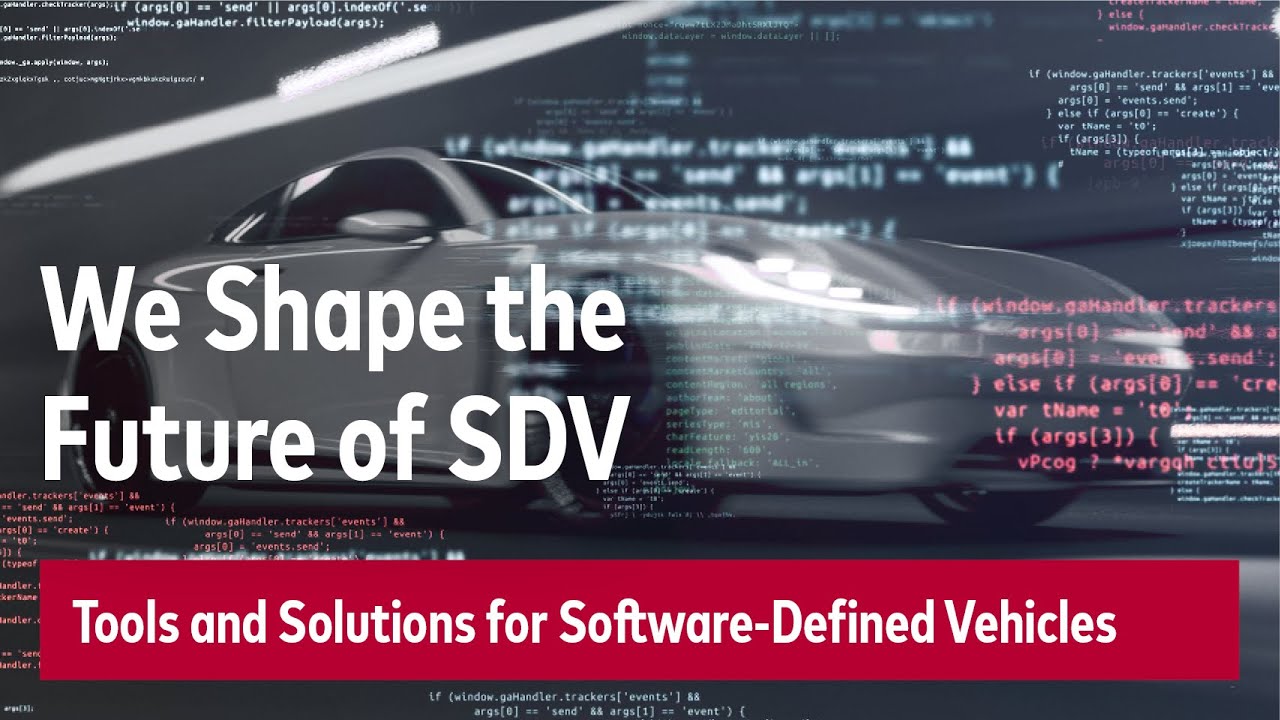 We Shape The Future of SDV | Tools and Solutions for Software-Defined Vehicles