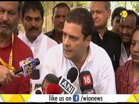 Congress President Rahul Gandhi slams BJP over its corrupt choice of CM