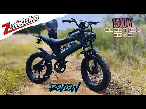 Zorix R8 Moped-Style E-Bike Review — 1500w of Power w/ Dirt Bike Looks