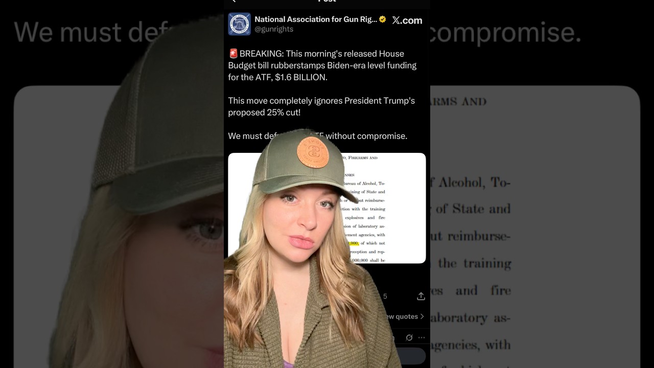Budget Bill Has ATF Funding BACK On The Table?!? #shortsfeed #2ndamendment #shortsvideo #shorts