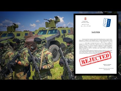 Zahtev vojske Srbije za povratak na Kosovo!! ODBIJEN od strane KFOR-a!!