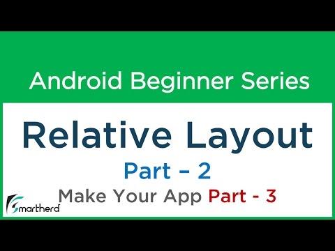 36 Android Tutorial Relative Layout User Interface Make your Android App Part 3