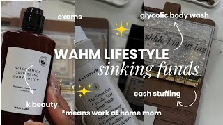 Lifestyle + Cash Stuffing ☕️✨ chit chat, k beauty, exams, and updating sinking funds, wahm