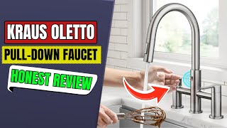 KRAUS Oletto Pull-Down Faucet Review | Spot-Free Stainless Steel Test |