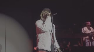 Lil Wayne performing Let The Beat Build at Dreamville Fest 2025