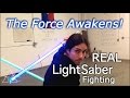 REAL LIGHTSABER DUEL - Star Wars The Force ...