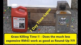 Round up Weed Killer vs RM43 - Save some money and still get