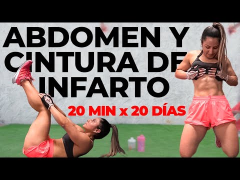 (#6) ABDOMEN y CINTURA de INFARTO en 20 MIN DIARIOS - Vientre Plano en CASA