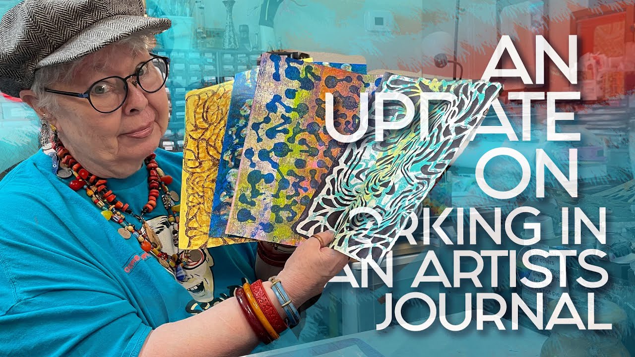 🟢 Flip Through of a Working Art Journal, Tips and Tricks with Building Mixed Media Pages!
