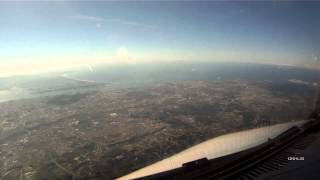 preview picture of video 'Approaching Lisbon from the A320 Cockpit'