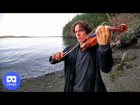 VR180 | Extreme Violin: Philip Glass On The Beach | Tim Fain
