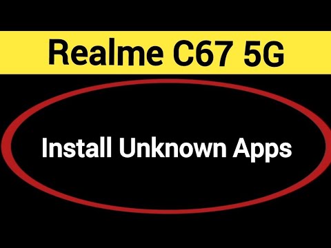 How to install unknown apps, install APK Realme C67 5G, third party app install kaise karen, app ins