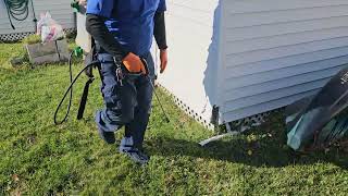 Watch video: Treating the Ants Around the Warehouse in Peapack, NJ