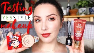 Full face first impressions using YesStyle makeup