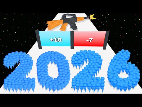 Crowd Number Run 3D - Level Up Number Max Level Gameplay (New Update) Number Evolution Run