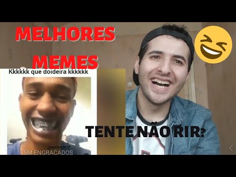 GRINGO REAGINDO OS MELHORES MEMES E VIDEOS ENGRAÇADOS DA INTERNET  / TENTE NÃO RIR ? 🤣😅