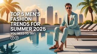 Top 5 Men’s Fashion Trends for Summer 2025 You NEED to Try! 👔🌞