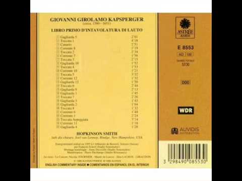 Hopkinson Smith, Kapsperger, Toccata Arpeggiata