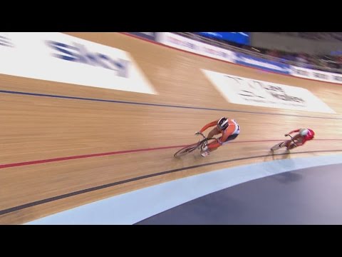 Women's Sprint Bronze Medal Race - 2014 Track Cycling World Cup | London